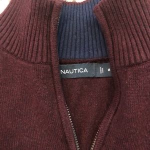 Mens Nautica Quarter Zip - M